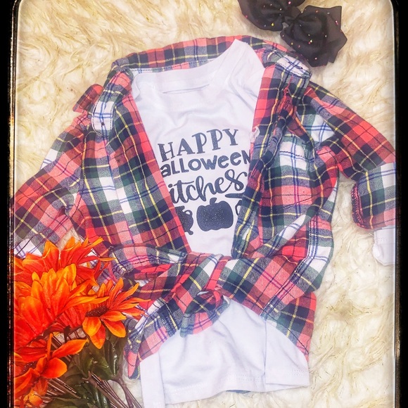 🔥2 for $20🔥HAPPY HALLOWEEN WITCHES Girls Shirt! - Picture 2 of 4